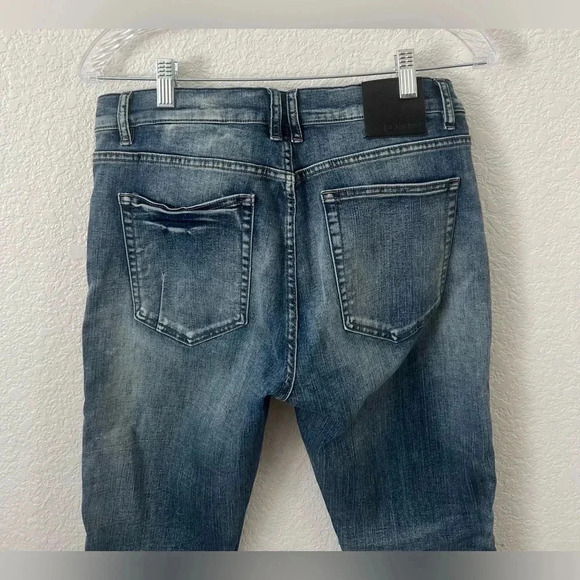 BLANKNYC Faded Horatio Side Stripe Blue Jeans Size 32 - Picture 5 of 9
